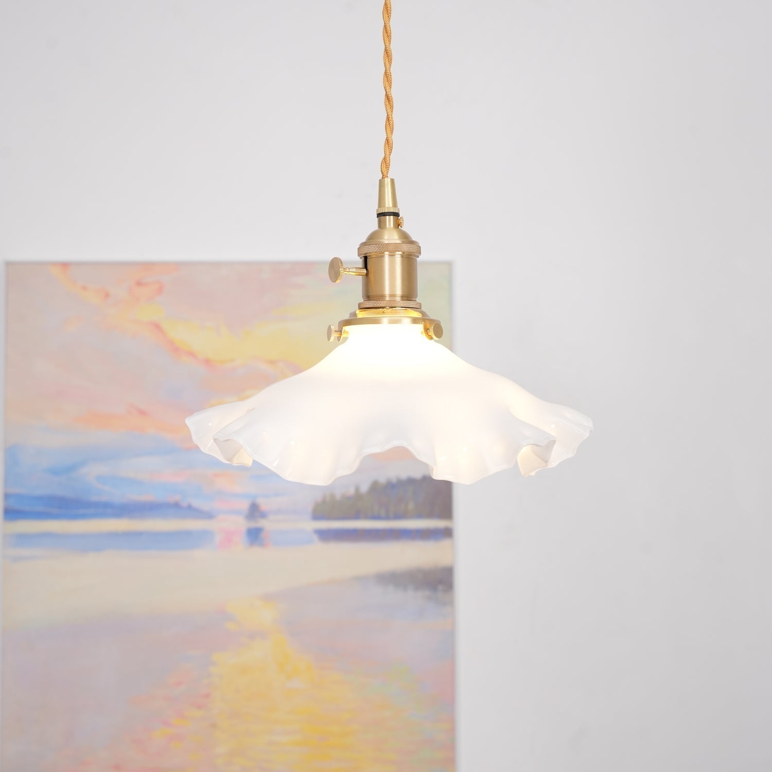Small Floral Pendant Lamp - Lamp Outdoor