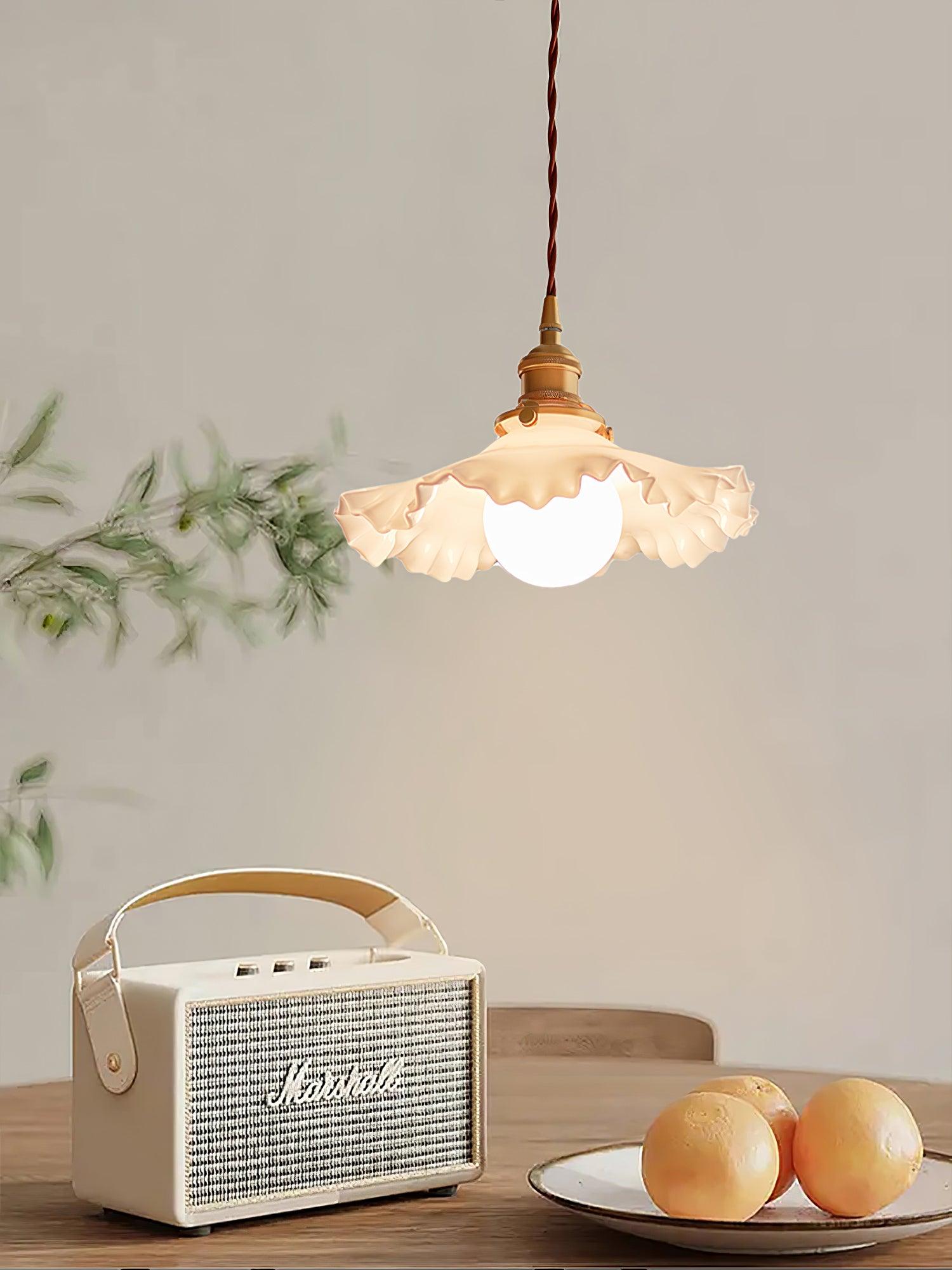 Small Floral Pendant Lamp - Lamp Outdoor