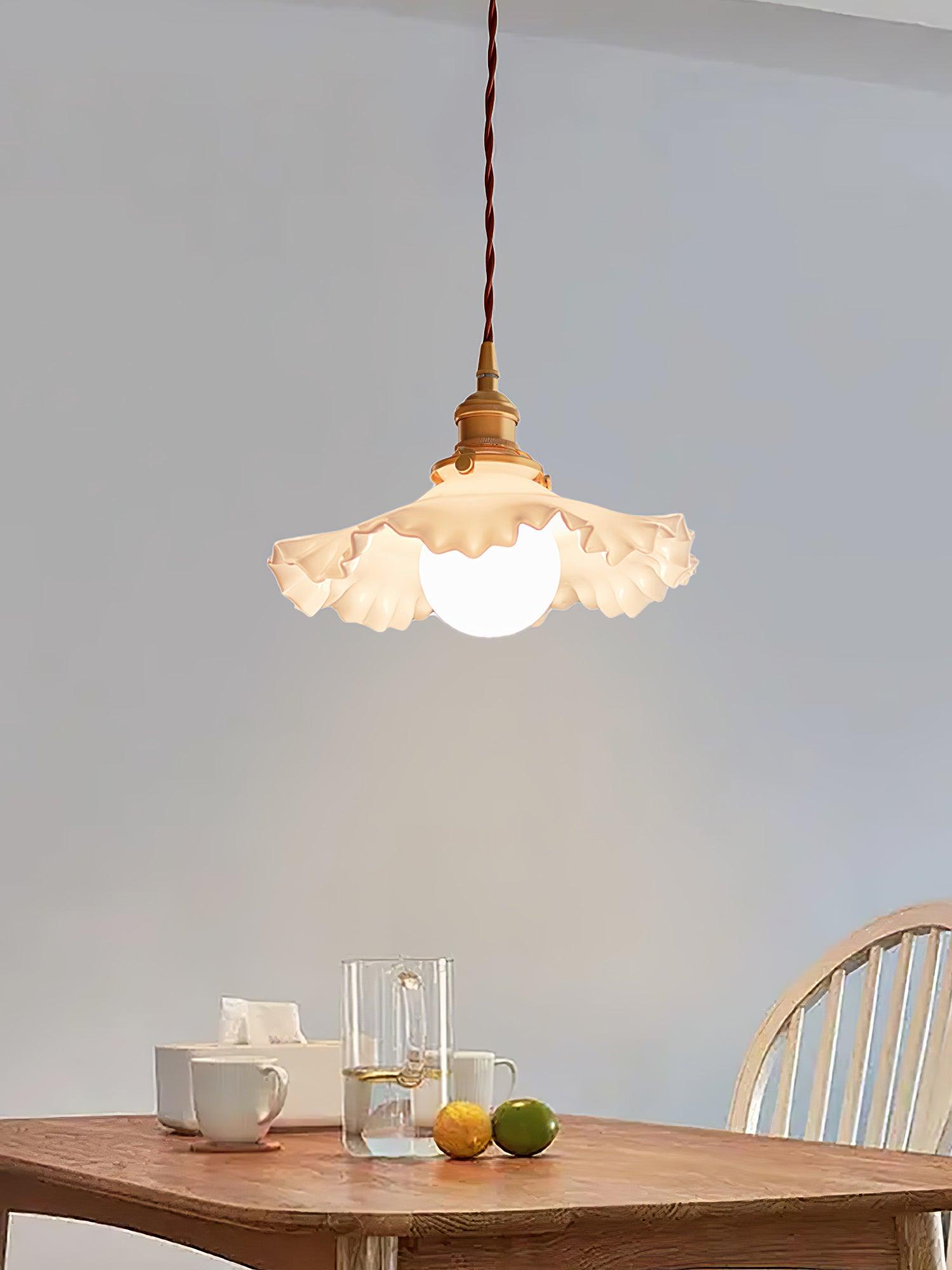 Small Floral Pendant Lamp - Lamp Outdoor