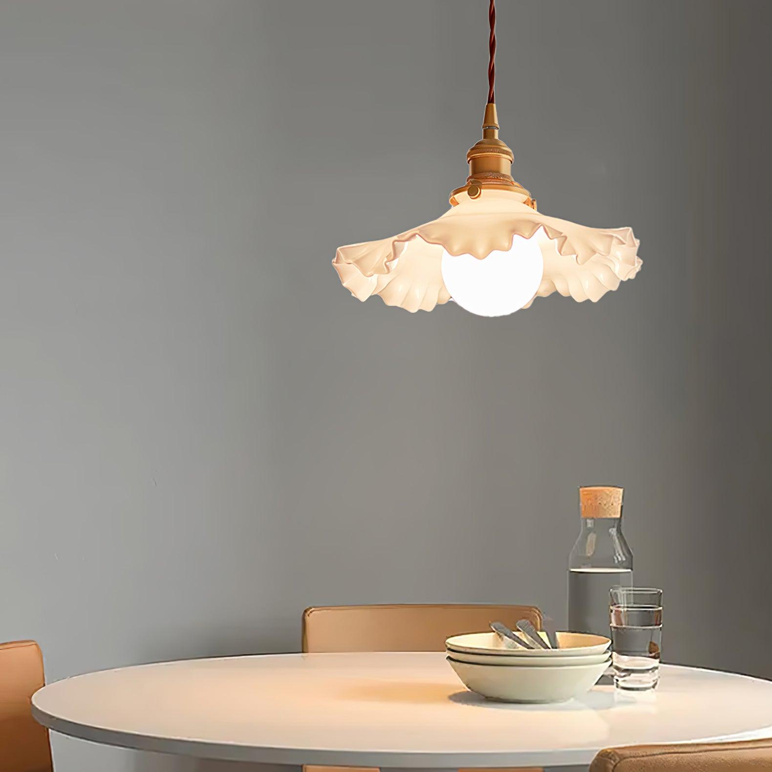 Small Floral Pendant Lamp - Lamp Outdoor