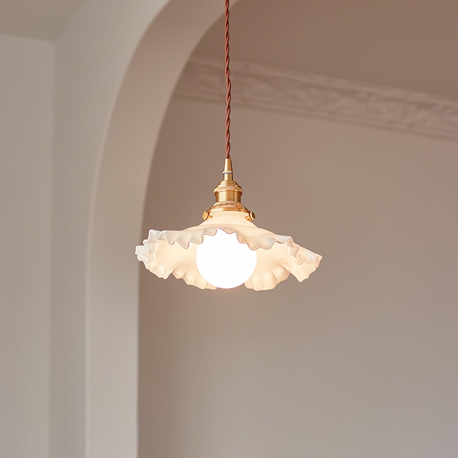 Small Floral Pendant Lamp - Lamp Outdoor