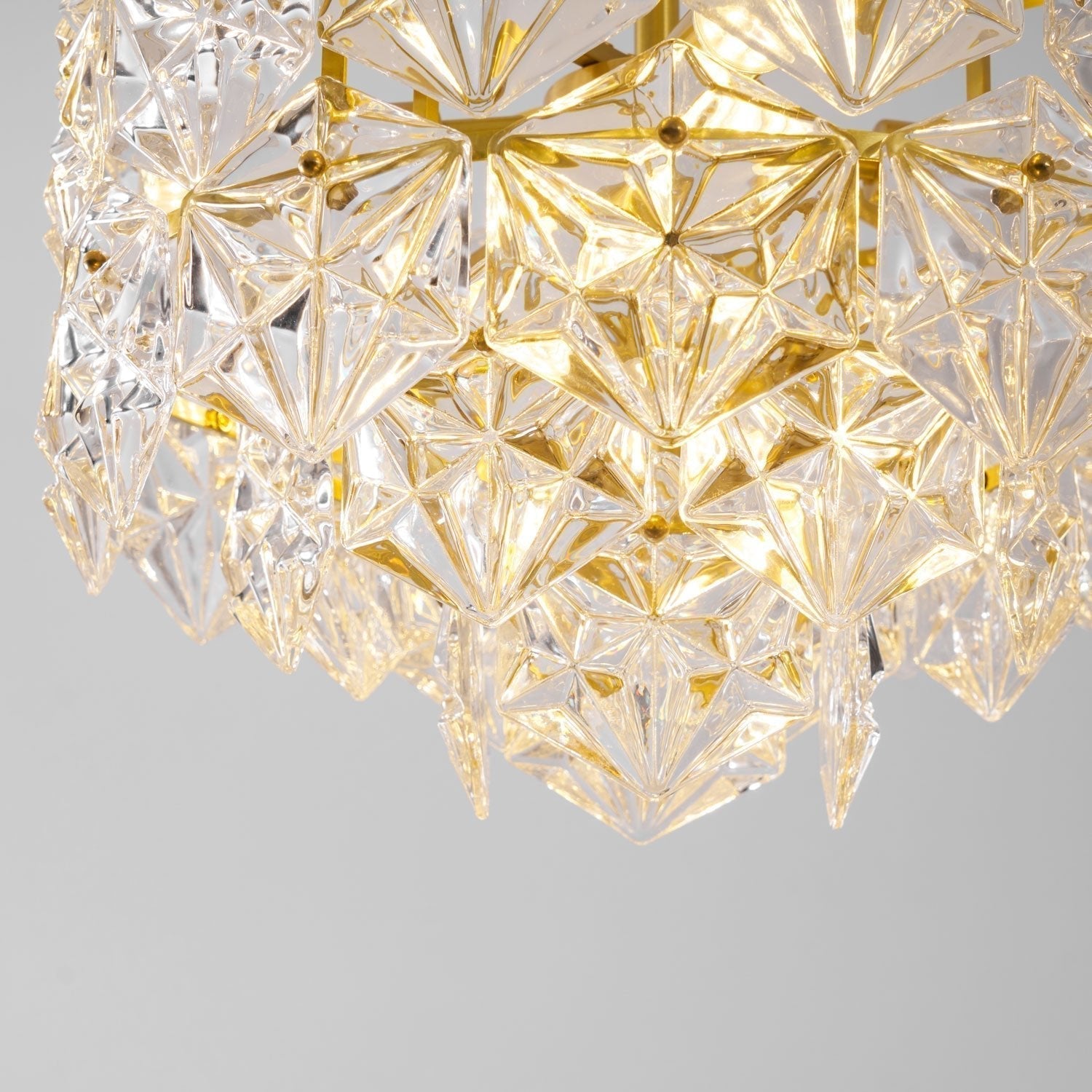 Snowflake Glass Chandelier - Lamp Outdoor