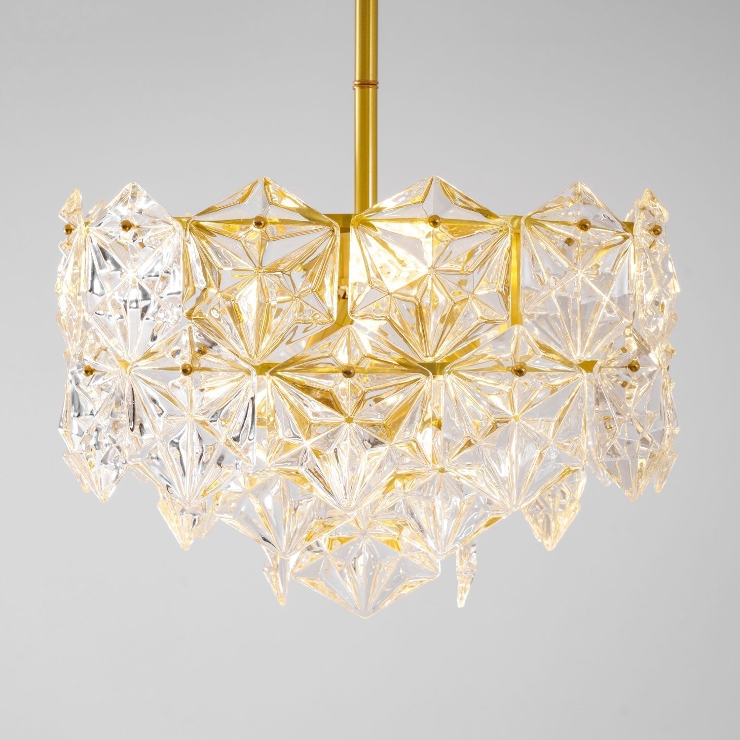 Snowflake Glass Chandelier - Lamp Outdoor