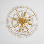 Snowflake Glass Chandelier - Lamp Outdoor