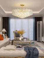 Snowflake Glass Chandelier - Lamp Outdoor