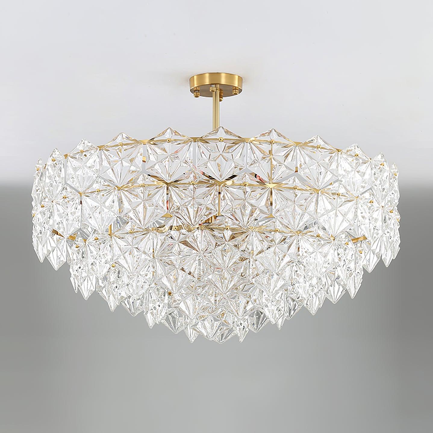 Snowflake Glass Chandelier - Lamp Outdoor