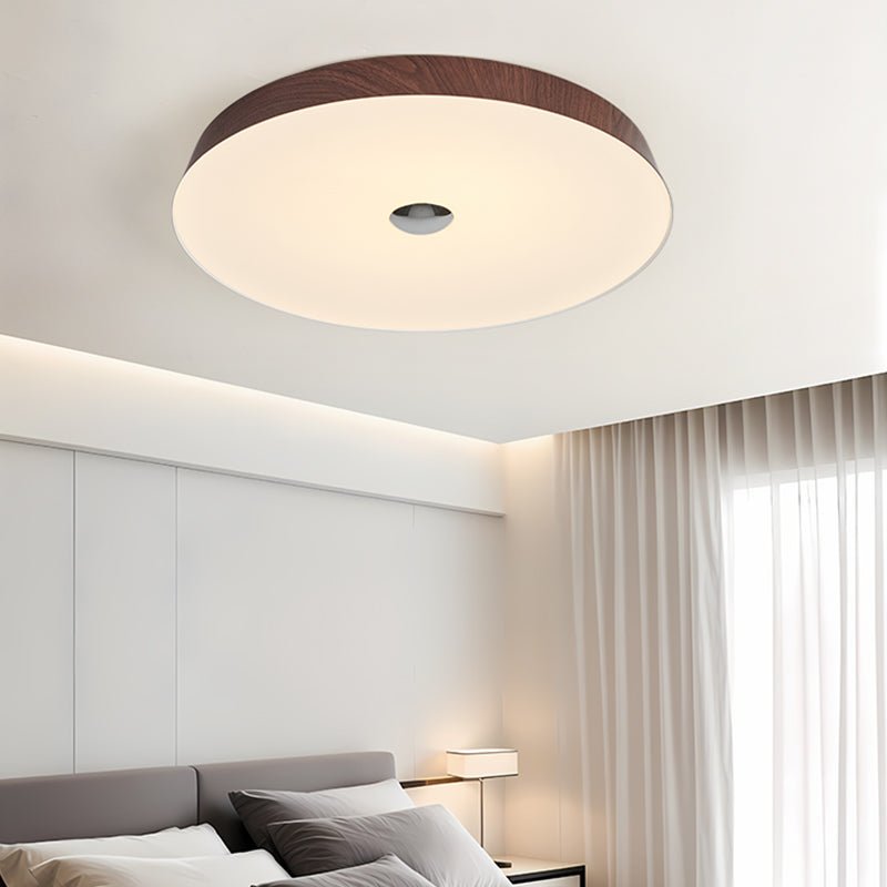 Solace Woodgrain Ceiling Light - Lamp Outdoor