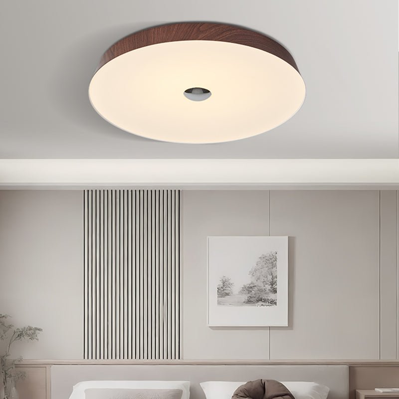 Solace Woodgrain Ceiling Light - Lamp Outdoor