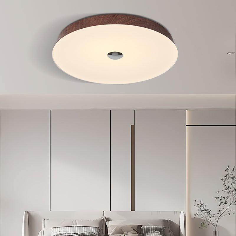 Solace Woodgrain Ceiling Light - Lamp Outdoor