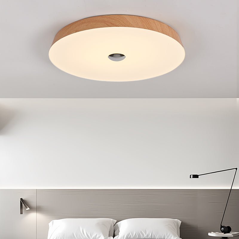 Solace Woodgrain Ceiling Light - Lamp Outdoor