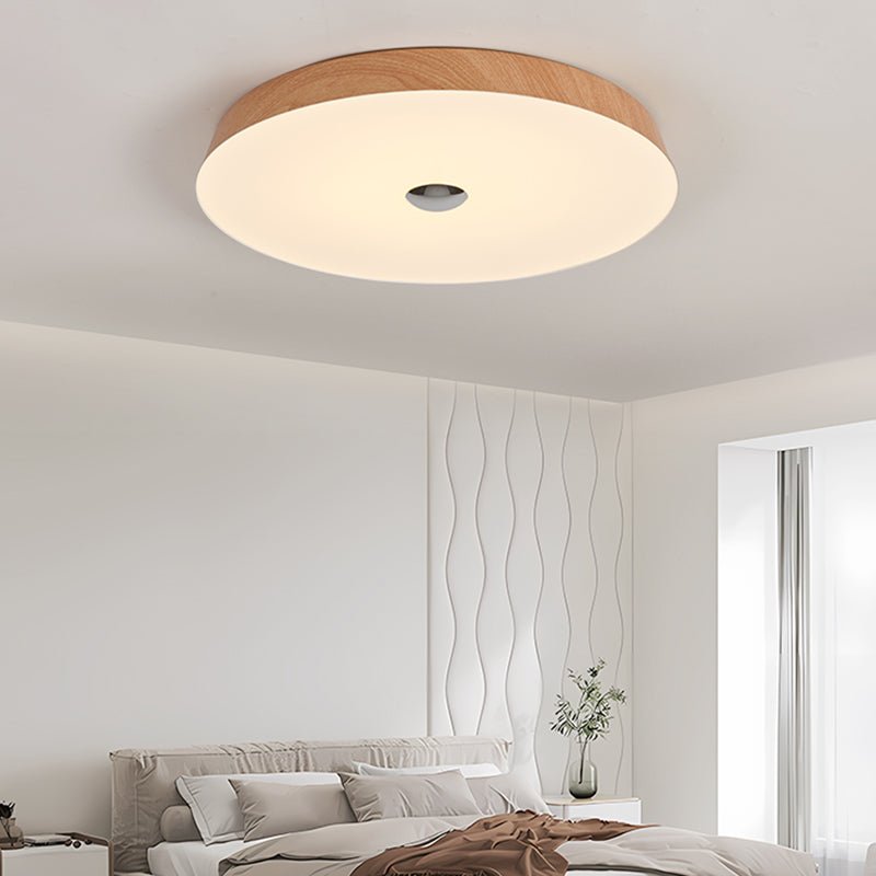Solace Woodgrain Ceiling Light - Lamp Outdoor