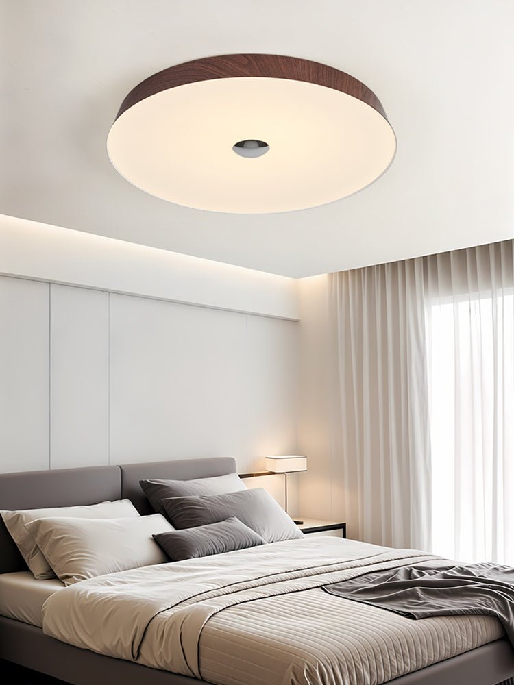 Solace Woodgrain Ceiling Light - Lamp Outdoor