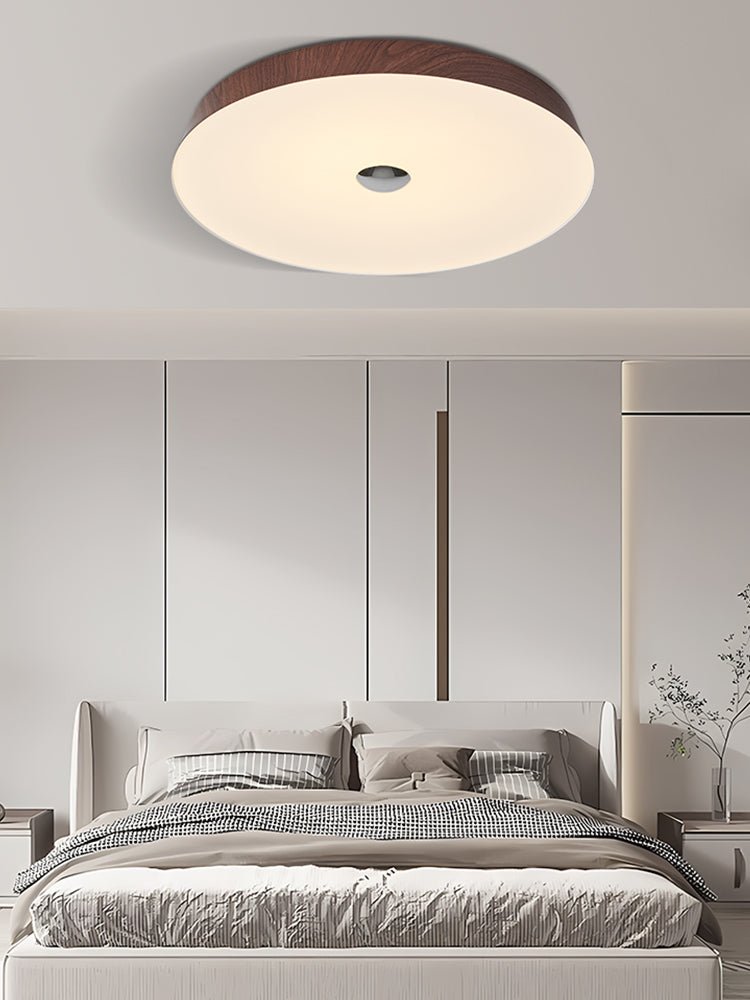 Solace Woodgrain Ceiling Light - Lamp Outdoor