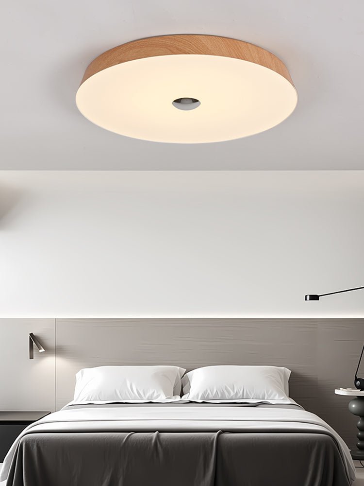 Solace Woodgrain Ceiling Light - Lamp Outdoor