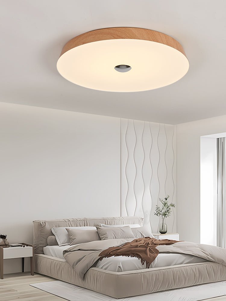 Solace Woodgrain Ceiling Light - Lamp Outdoor