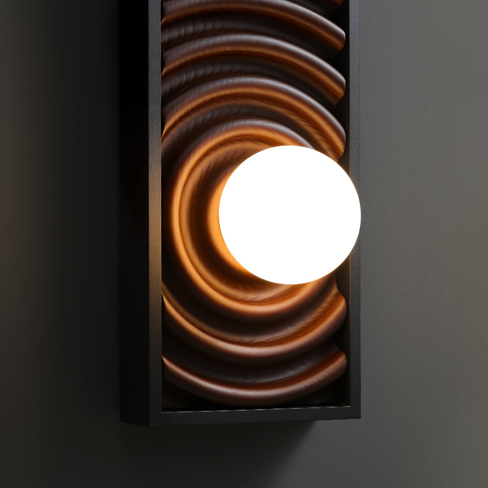 Caleb Vintage Wood Wall Lamp - Lamp Outdoor