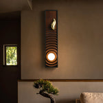 Caleb Vintage Wood Wall Lamp - Lamp Outdoor