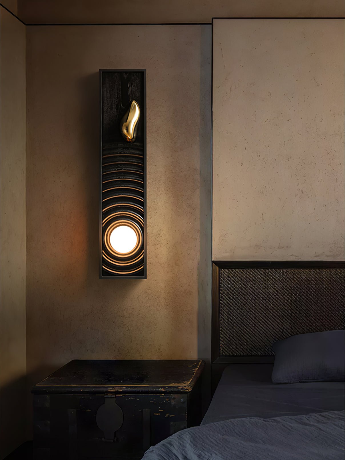 Caleb Vintage Wood Wall Lamp - Lamp Outdoor