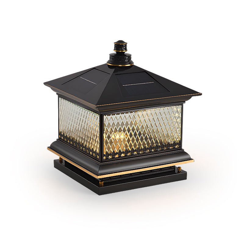 Diamond Solar Post Outdoor Light - Lamp Outdoor