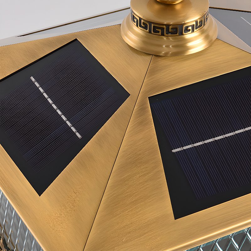 Diamond Solar Post Outdoor Light - Lamp Outdoor