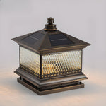Diamond Solar Post Outdoor Light - Lamp Outdoor
