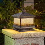 Diamond Solar Post Outdoor Light - Lamp Outdoor