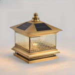 Diamond Solar Post Outdoor Light - Lamp Outdoor