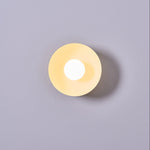 Vethaora Modern Minimalist Solar Eclipse Brass Glass Wall Light - Lamp Outdoor