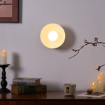 Vethaora Modern Minimalist Solar Eclipse Brass Glass Wall Light - Lamp Outdoor