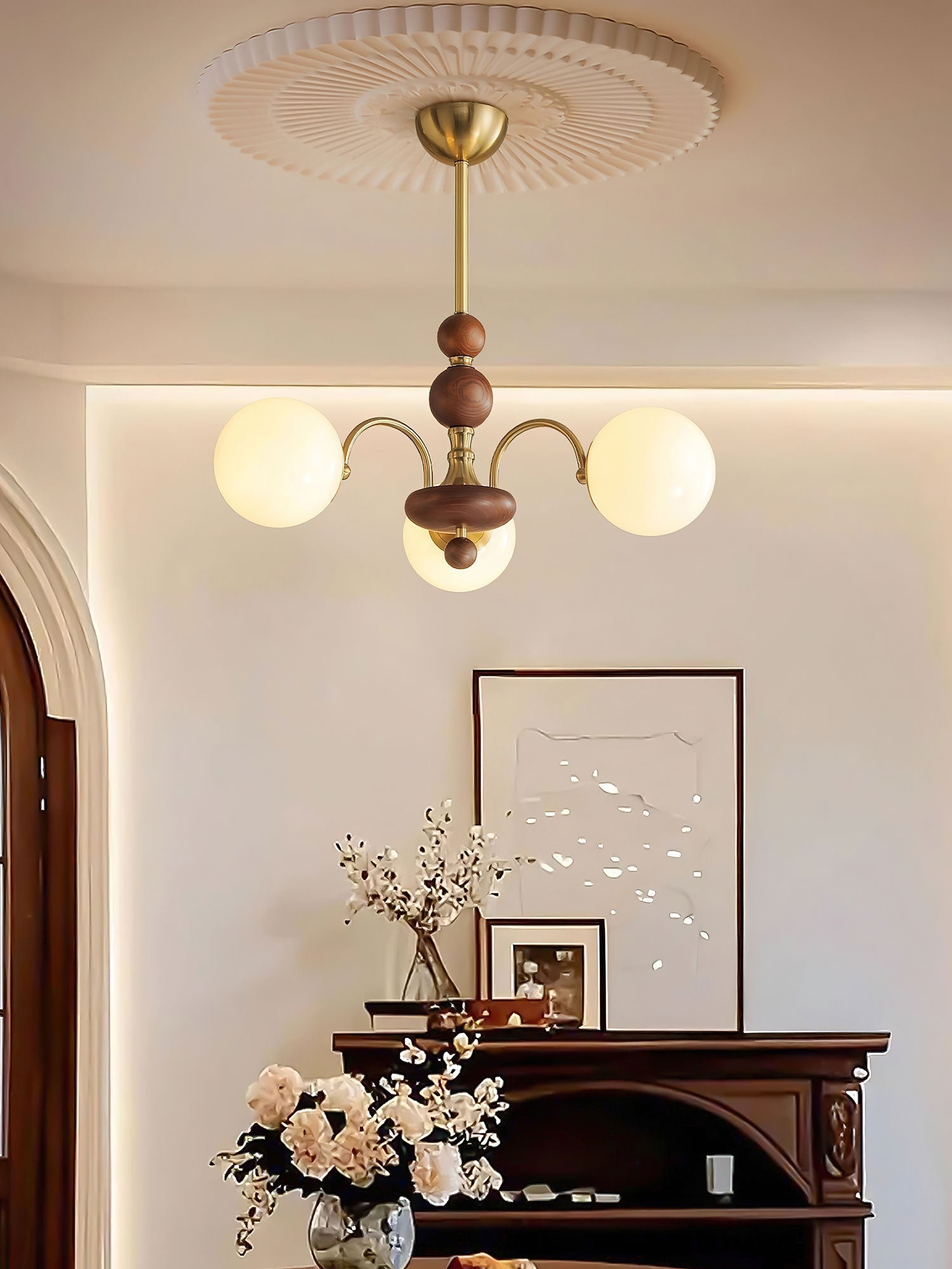 Naomi Luxury Metal Chandelier - Lamp Outdoor