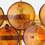 Aurora Chandelier Murano Glass Disc Vintage - Lamp Outdoor