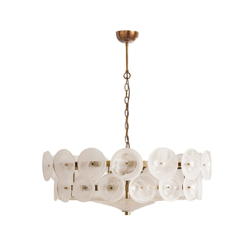 Aurora Chandelier Murano Glass Disc Vintage - Lamp Outdoor
