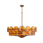Aurora Chandelier Murano Glass Disc Vintage - Lamp Outdoor