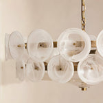 Aurora Chandelier Murano Glass Disc Vintage - Lamp Outdoor