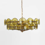 Aurora Chandelier Murano Glass Disc Vintage - Lamp Outdoor