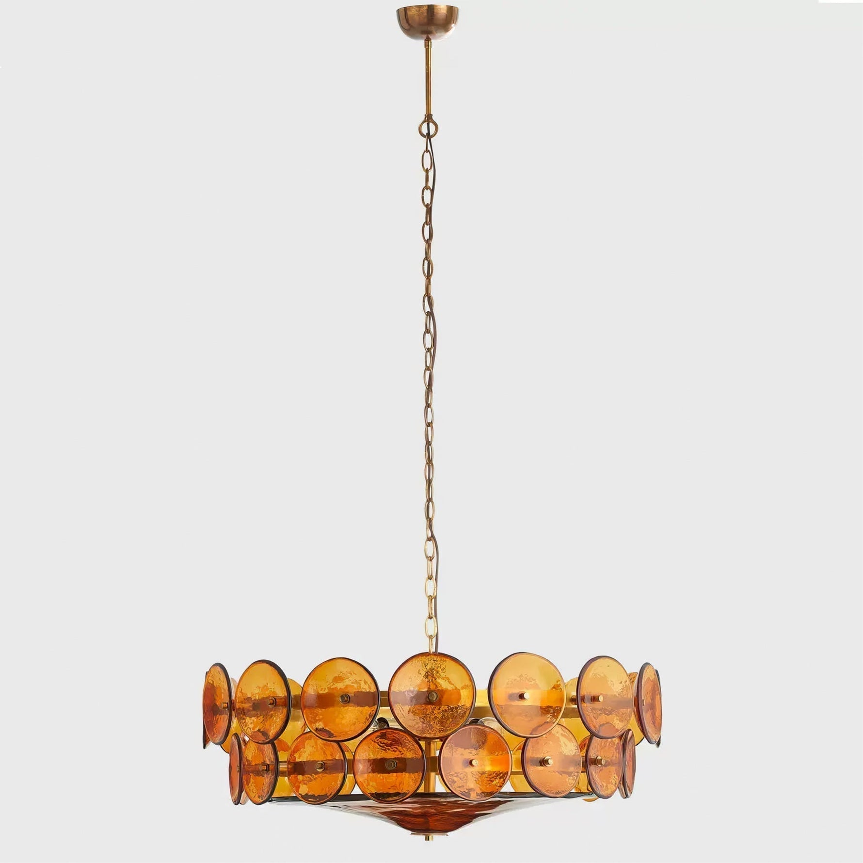 Aurora Chandelier Murano Glass Disc Vintage - Lamp Outdoor