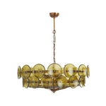Aurora Chandelier Murano Glass Disc Vintage - Lamp Outdoor