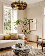 Aurora Chandelier Murano Glass Disc Vintage - Lamp Outdoor