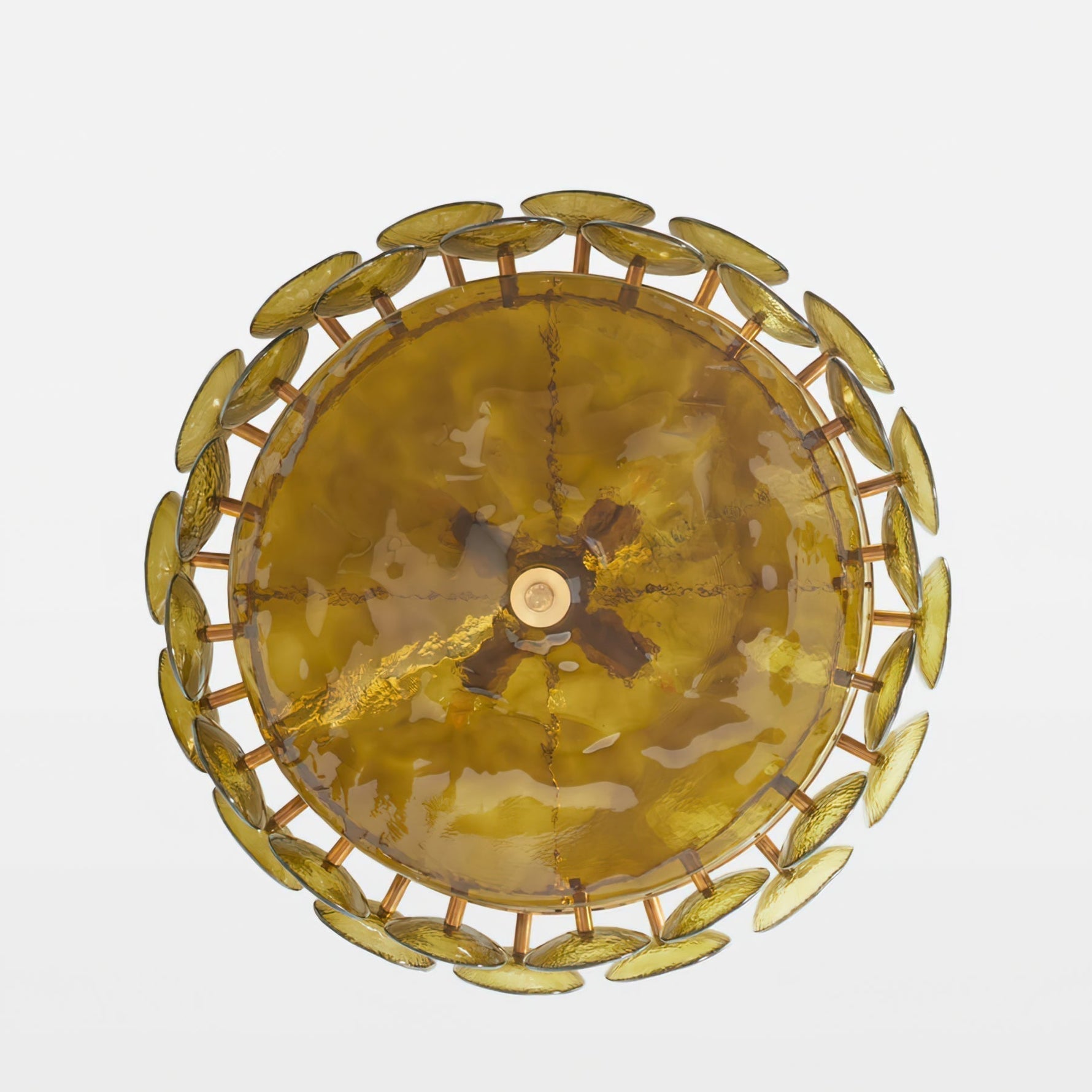 Aurora Chandelier Murano Glass Disc Vintage - Lamp Outdoor