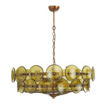 Aurora Chandelier Murano Glass Disc Vintage - Lamp Outdoor