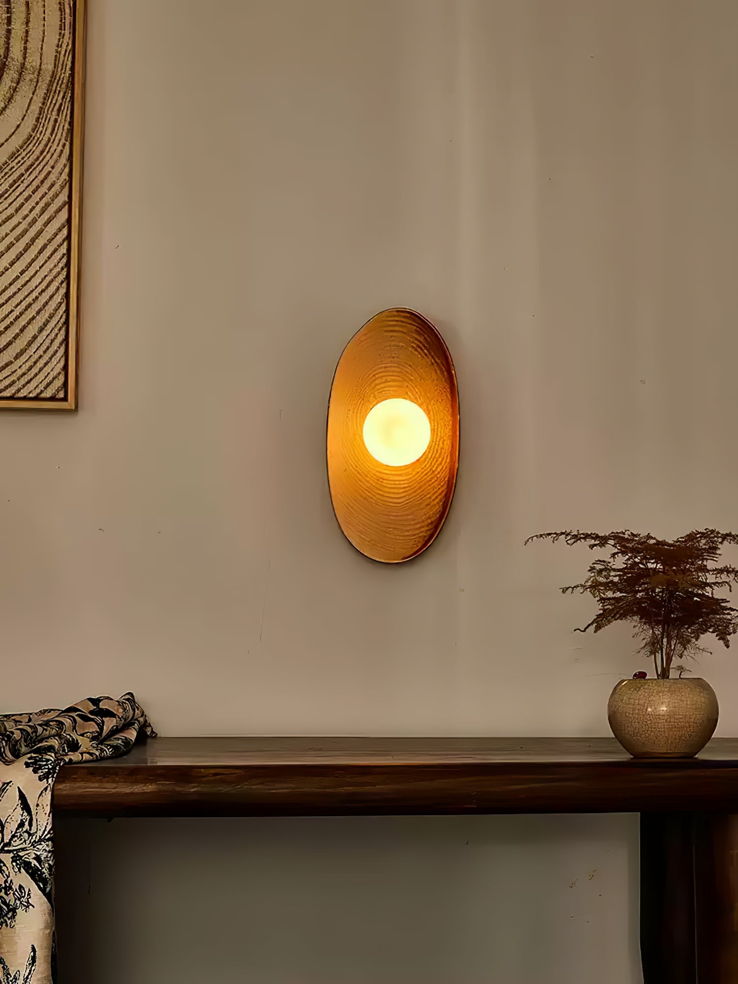 Solace Rustic Marble Wall Lamp - Lamp Outdoor
