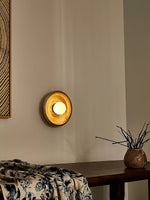 Solace Rustic Marble Wall Lamp - Lamp Outdoor