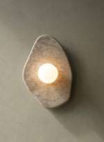 Pebble Rustic Marble Wall Light - Lamp Outdoor