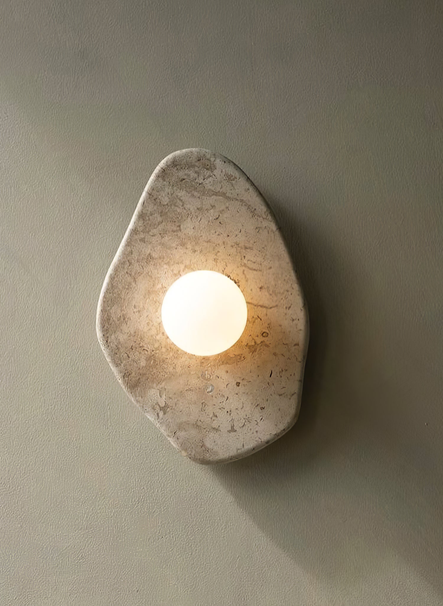 Pebble Rustic Marble Wall Light - Lamp Outdoor