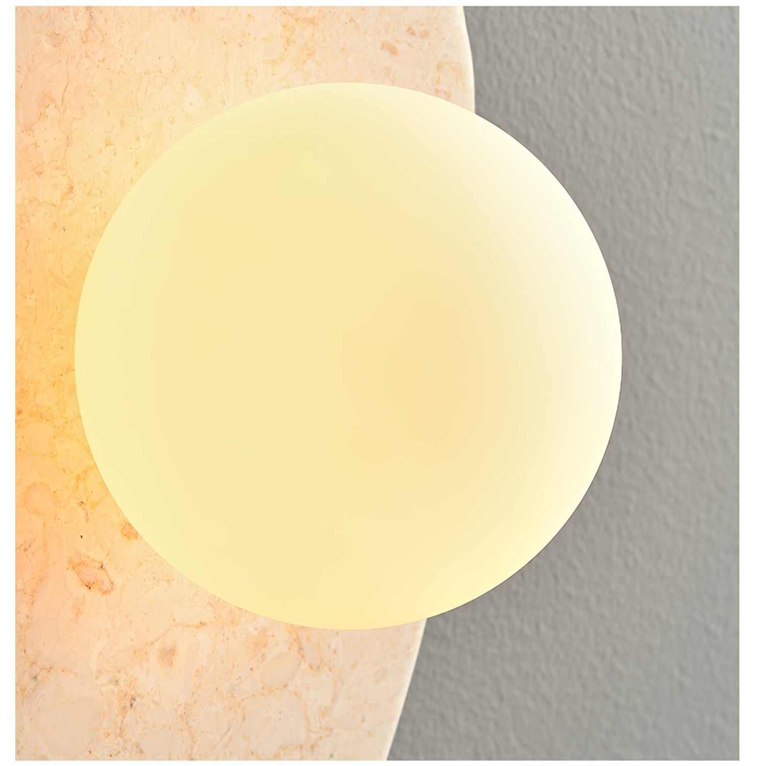 Pebble Rustic Marble Wall Light - Lamp Outdoor