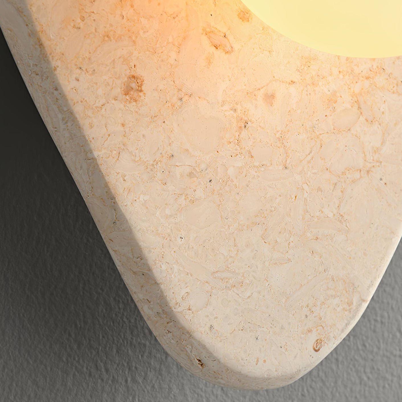Pebble Rustic Marble Wall Light - Lamp Outdoor