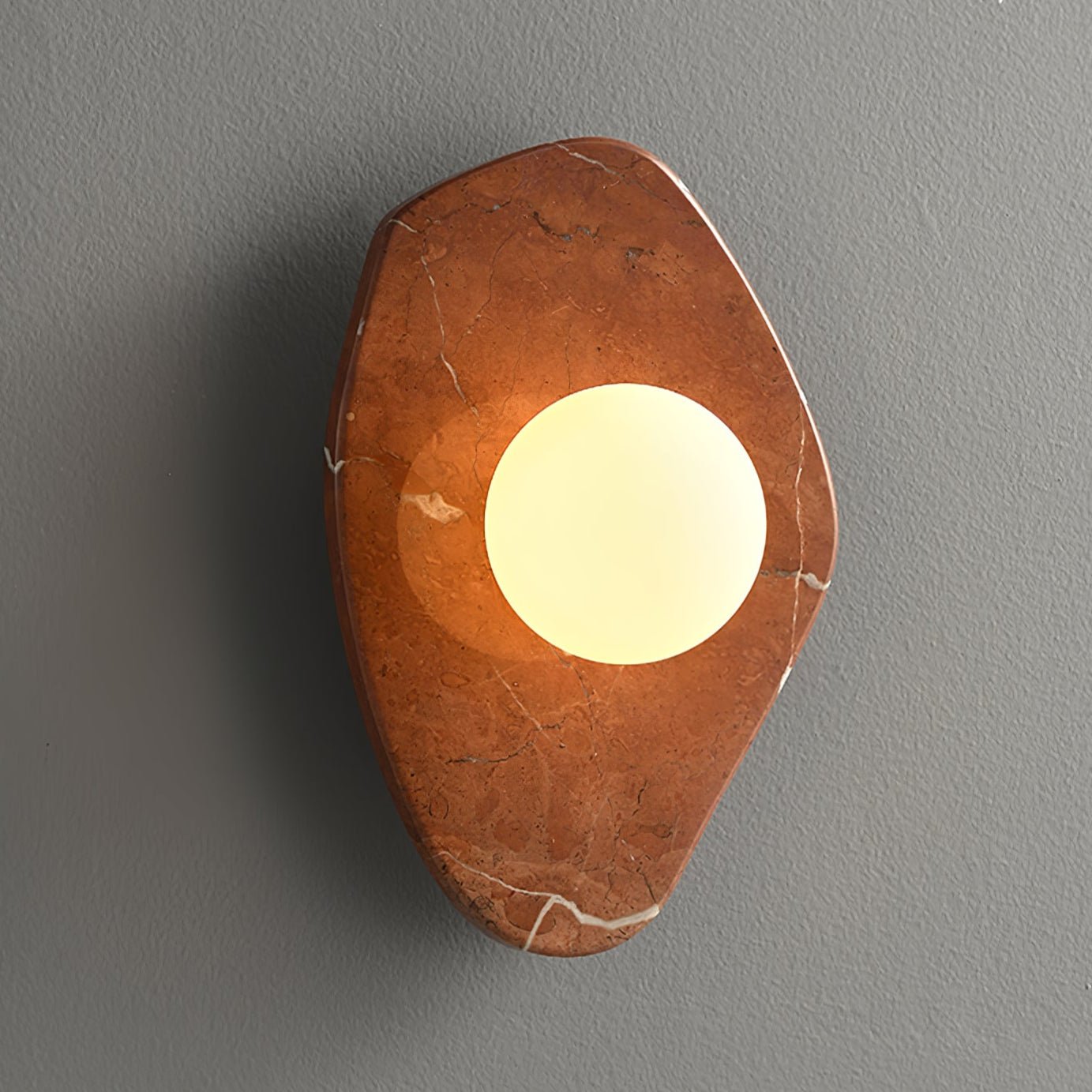Pebble Rustic Marble Wall Light - Lamp Outdoor