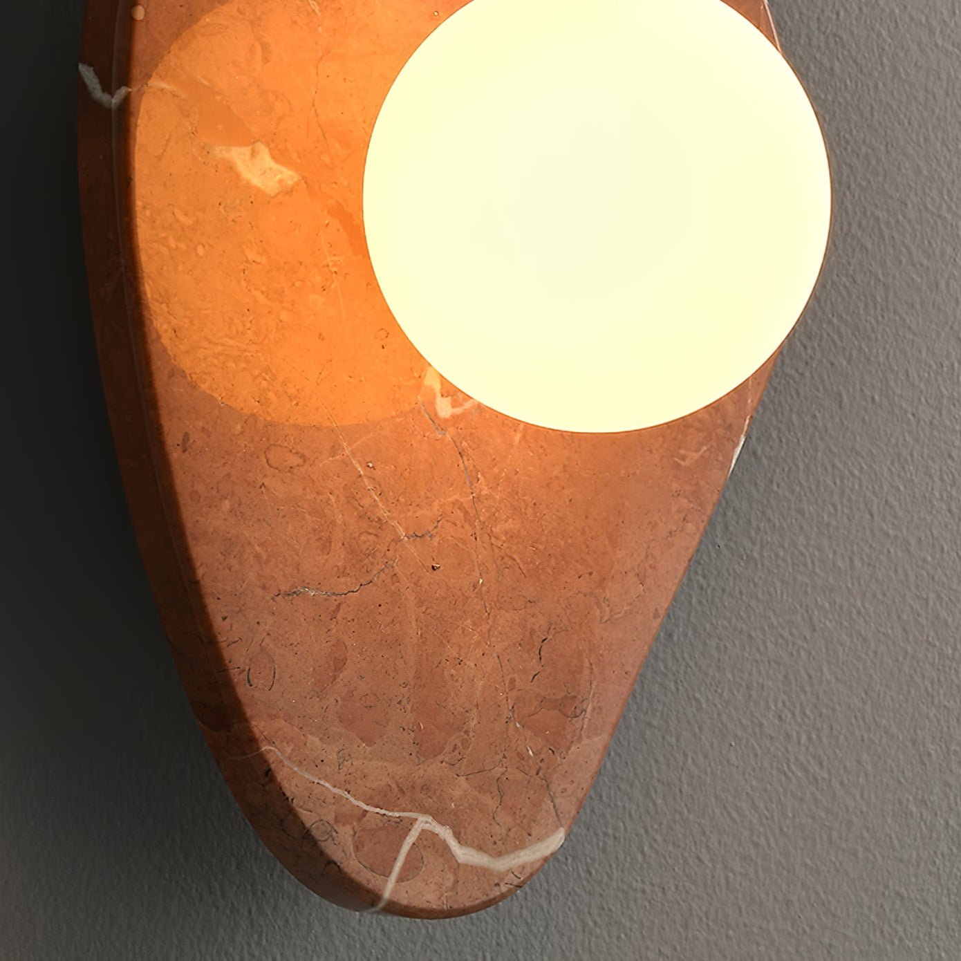 Pebble Rustic Marble Wall Light - Lamp Outdoor