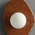Pebble Rustic Marble Wall Light - Lamp Outdoor