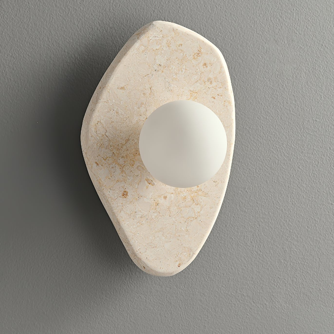 Pebble Rustic Marble Wall Light - Lamp Outdoor